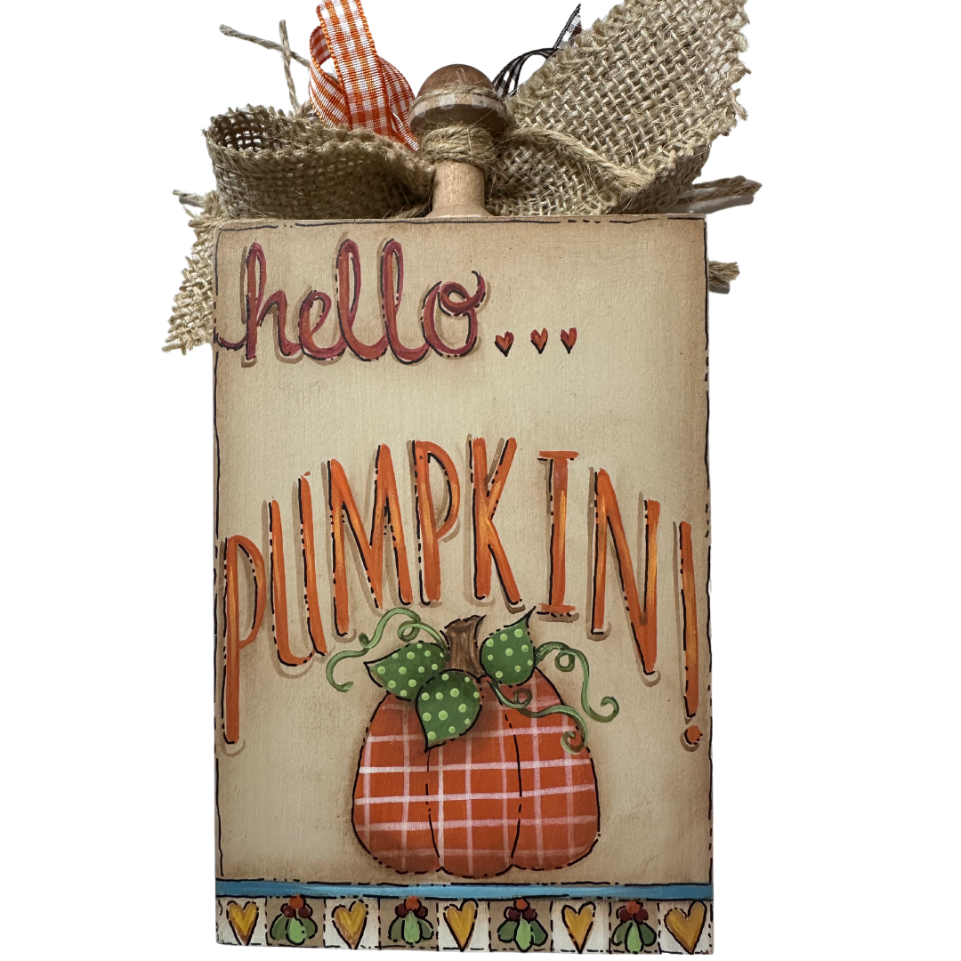 ePacket Pumpkin & Patchwork Block
