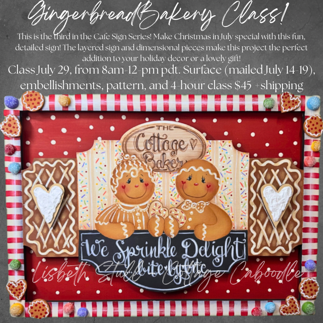 ePacket Gingerbread Bakery Sign