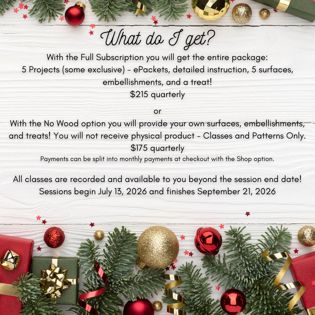 Sparkle & Shine Subscription Group- NO WOOD OPTION