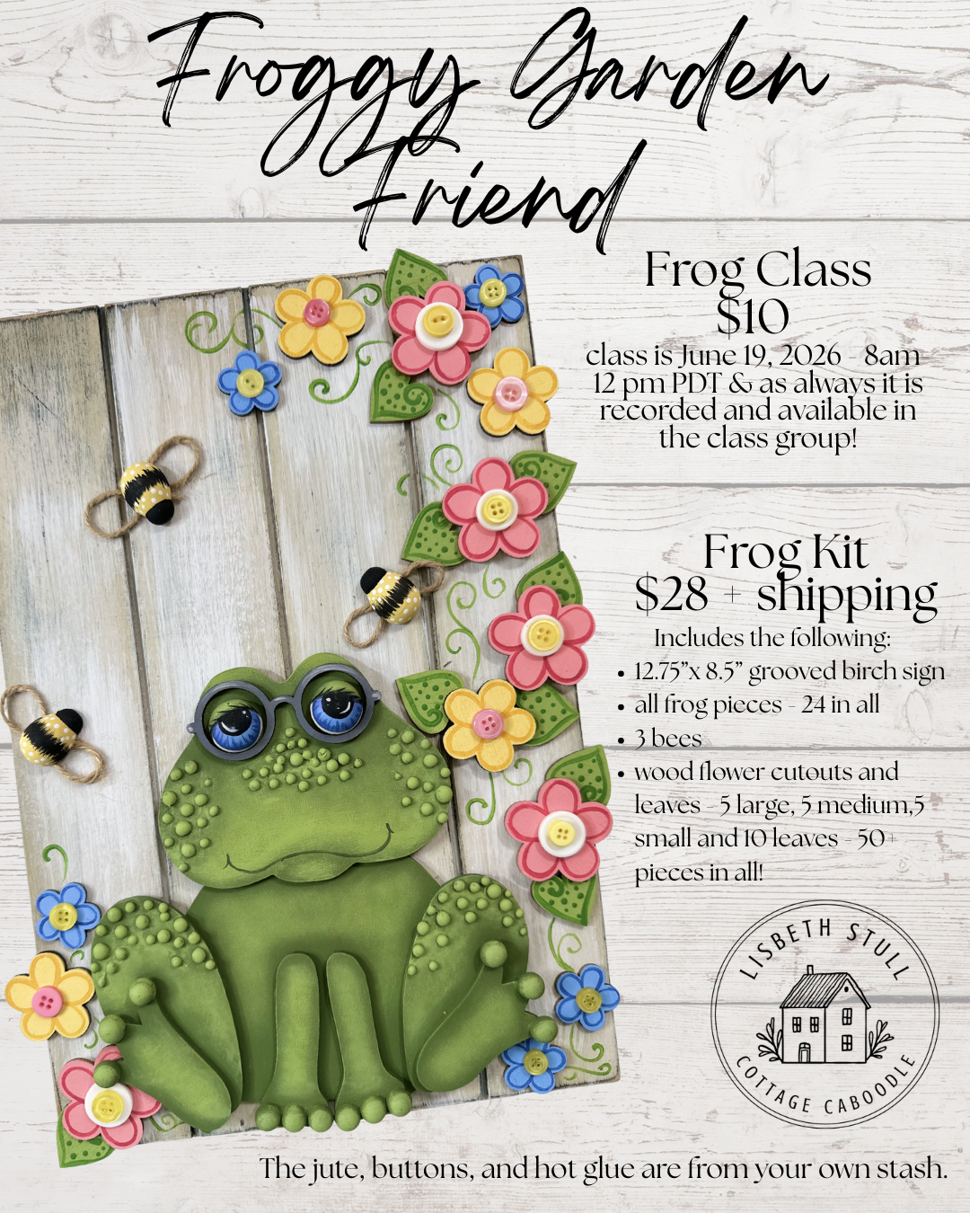 KIT ONLY - Froggy Garden Friend!