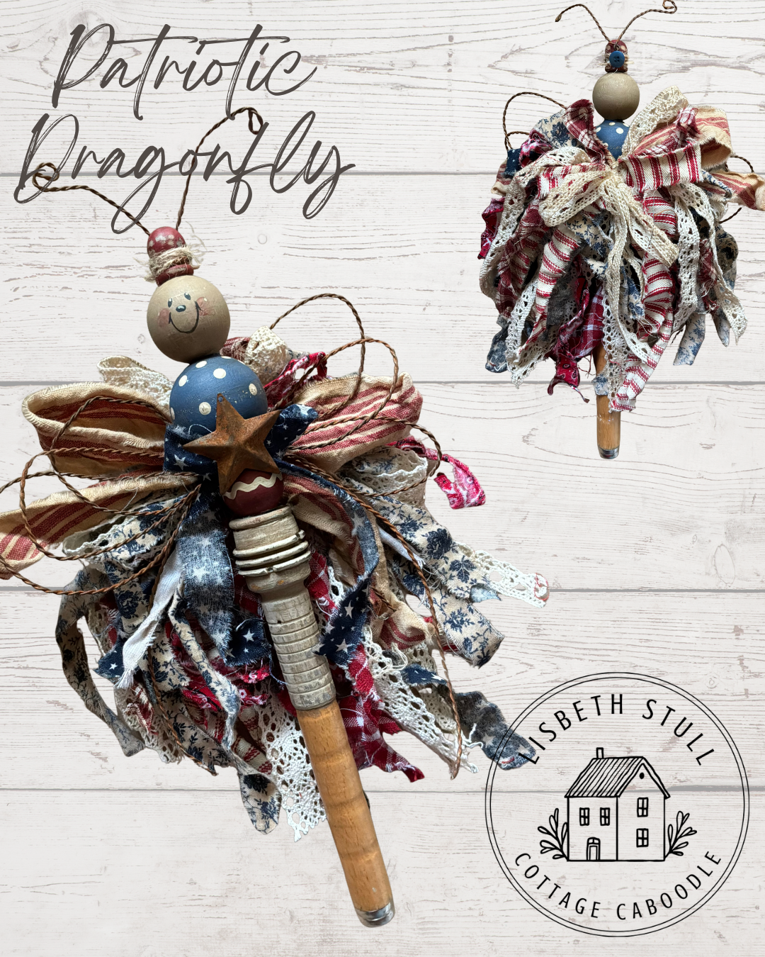 Vintage Spool Dragonfly