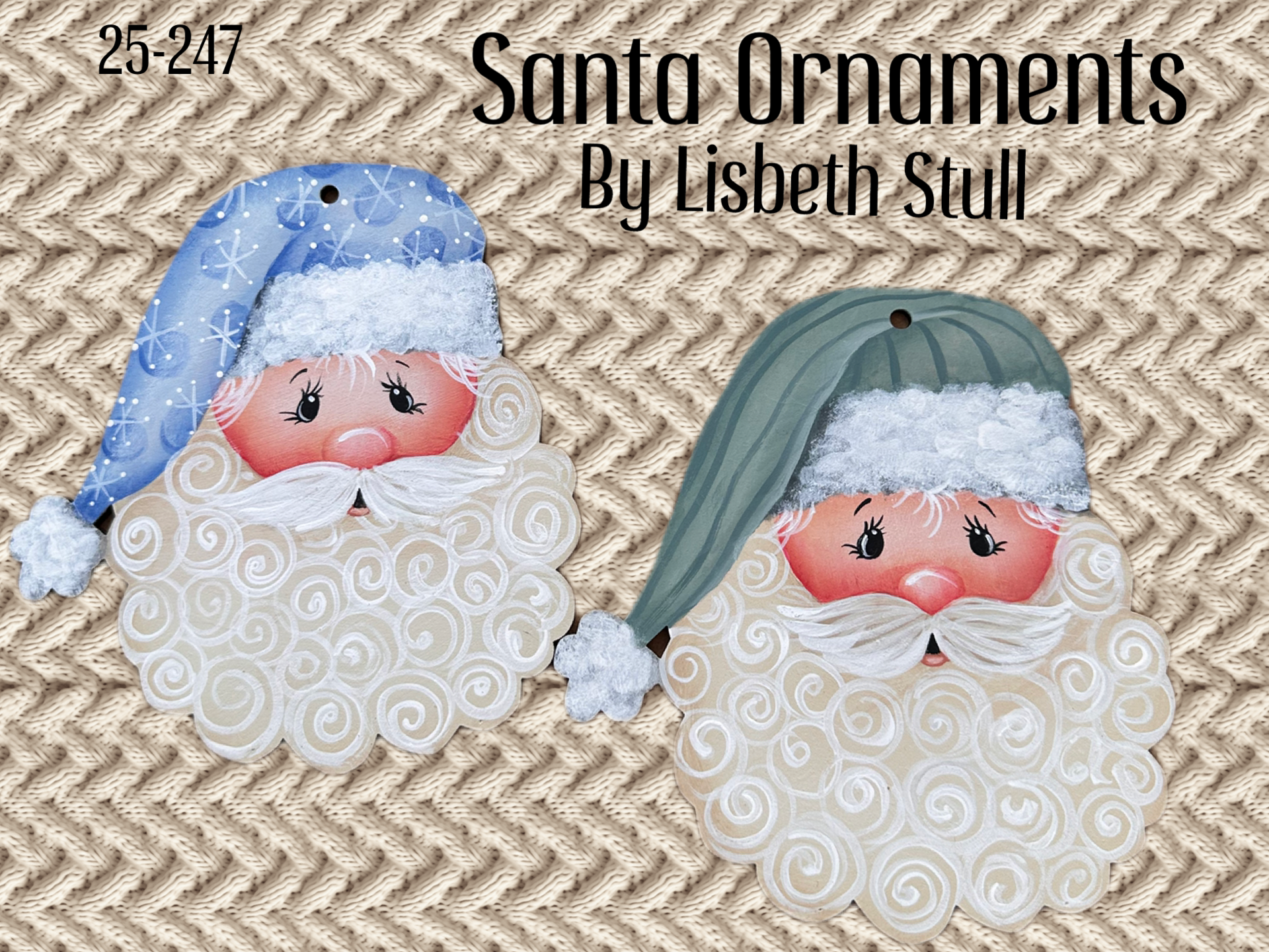 Santa Ornaments