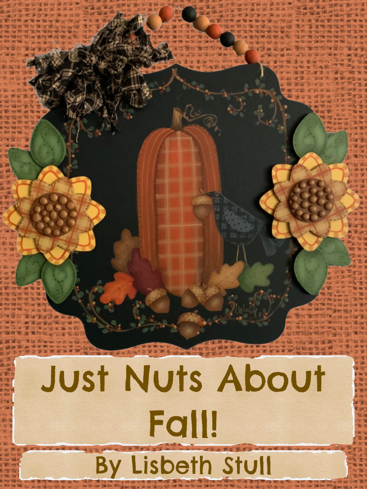 Seasonal Fancy Square Sign with Flowers
