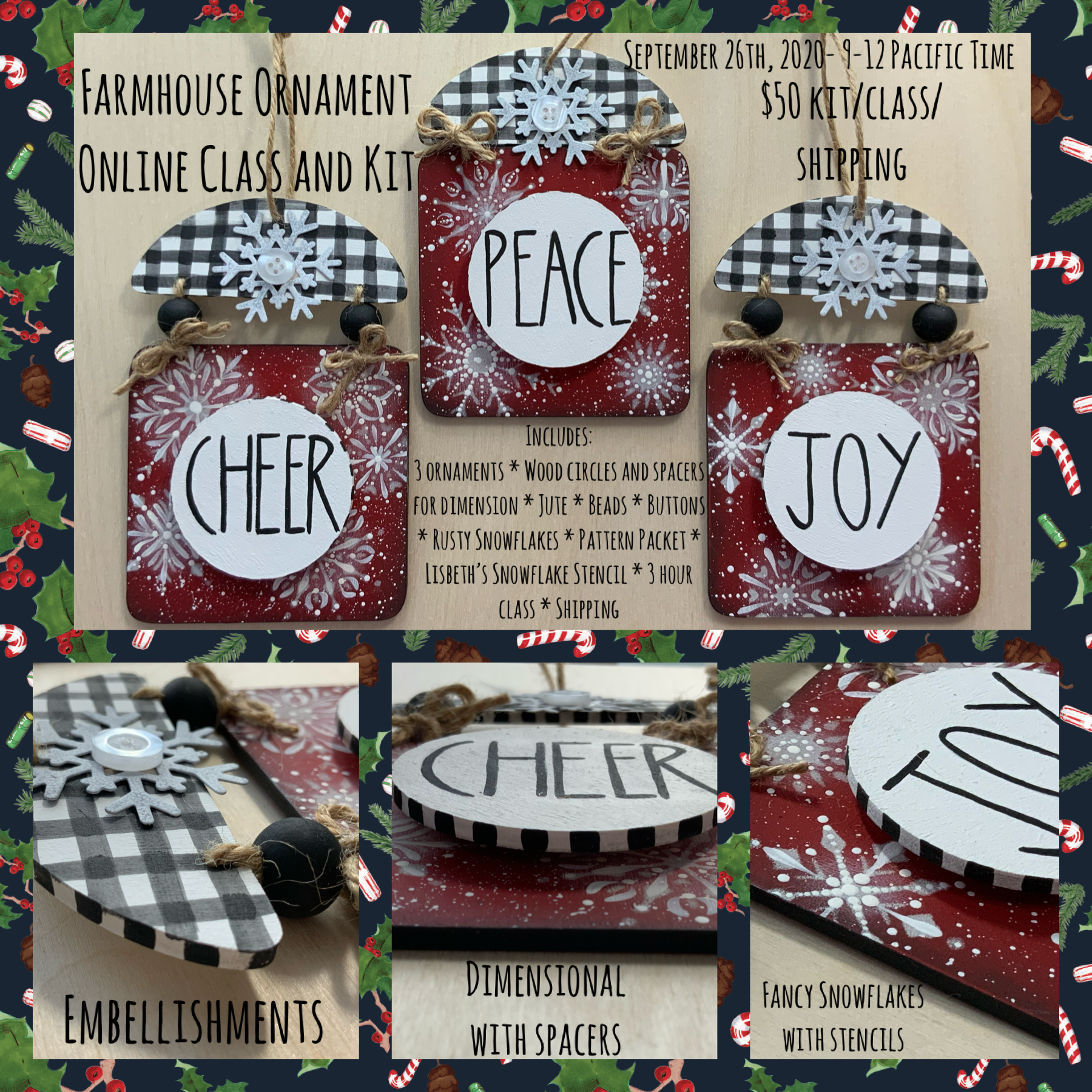Recorded Version - Farmhouse Ornaments - avail. by September 27th