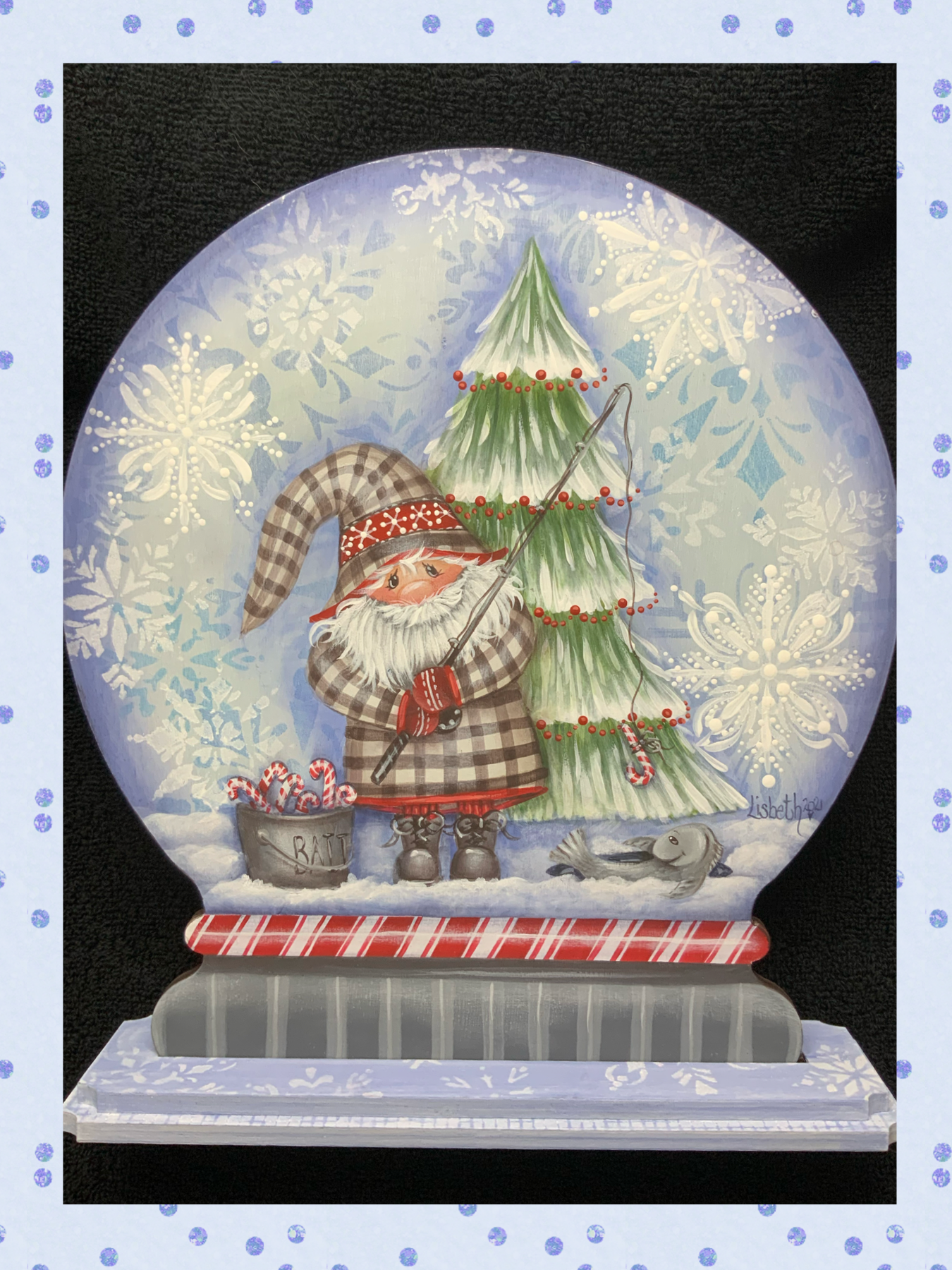 Class Fishin' Flurry Gnome and Ornaments