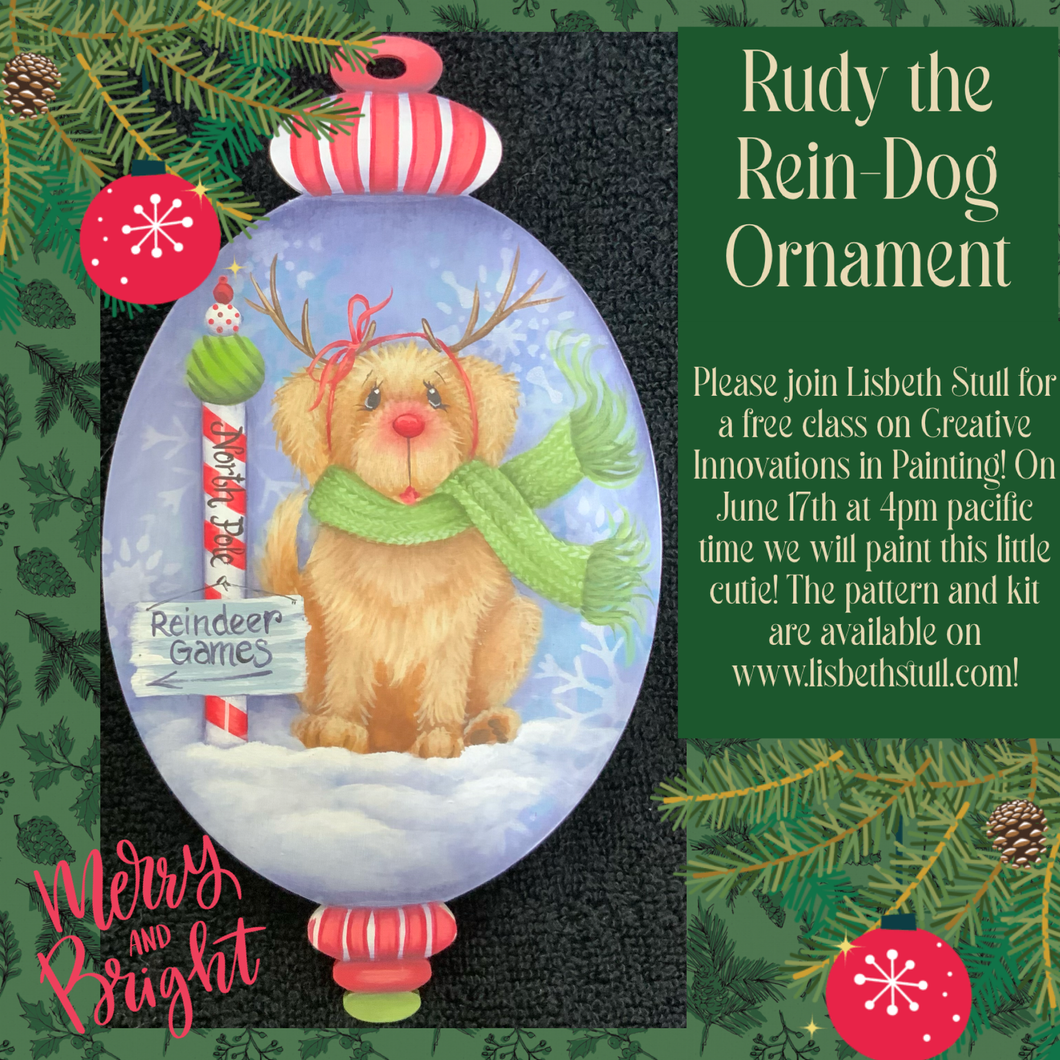 Kit for Rudy the Rein-Dog Ornament