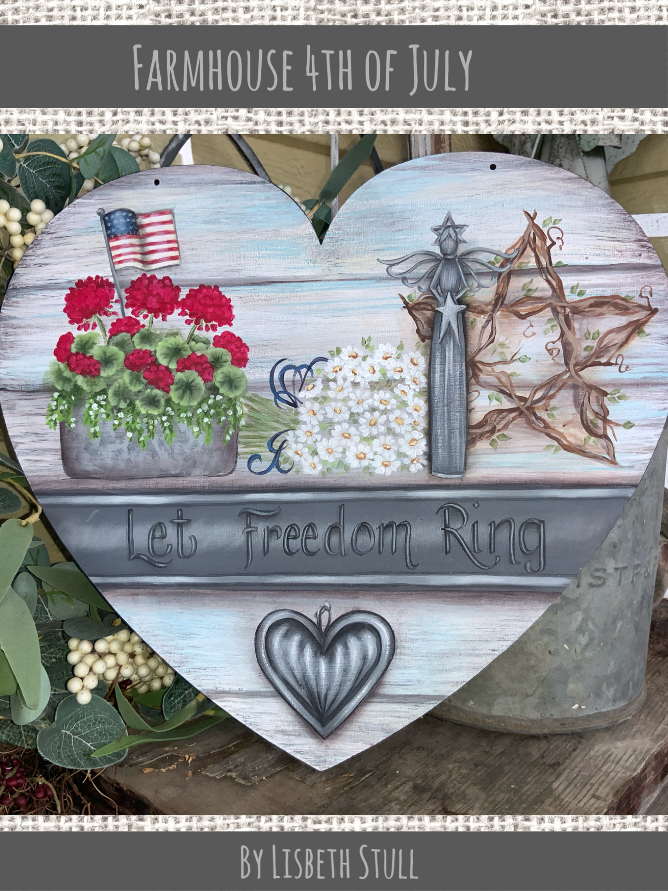 Farmhouse 4th of July Sign Class & Kit